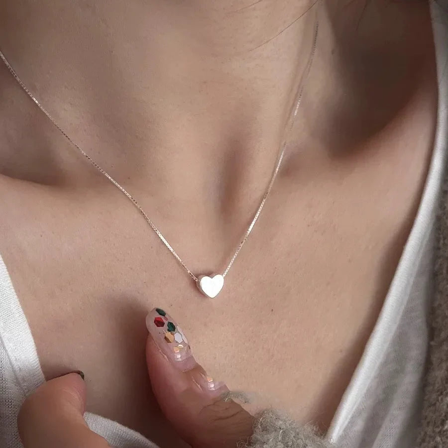 Damira - Elegantna Ogrlica sa Srcem od S925 Sterling Srebra