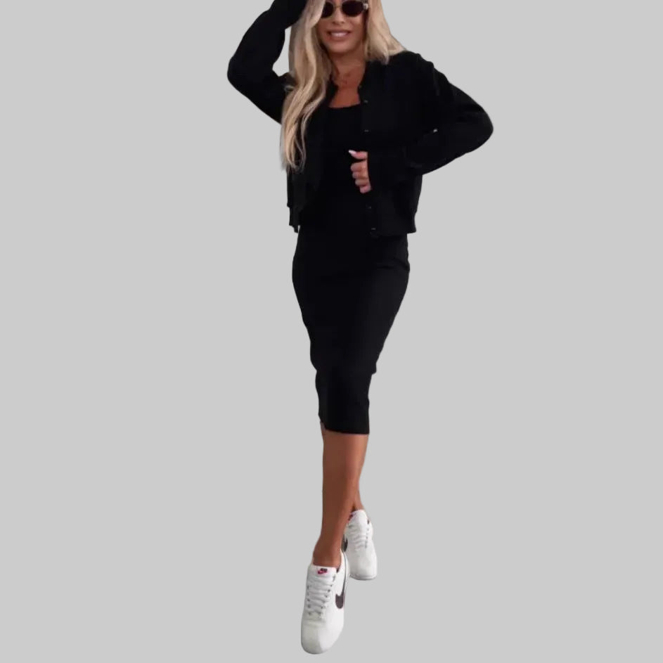 16 – Elegantni midi set s kardiganom za vašu maksimalnu samopouzdanje