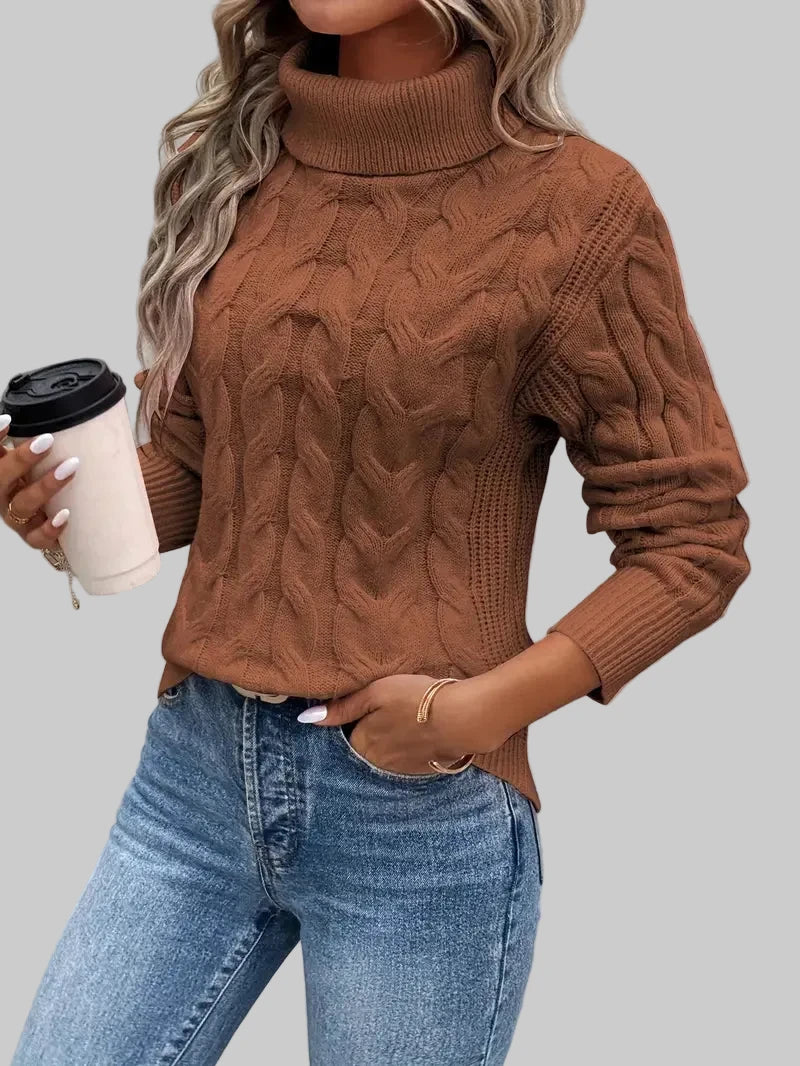 Arijana – Pletena polo majica za elegantnu toplinu