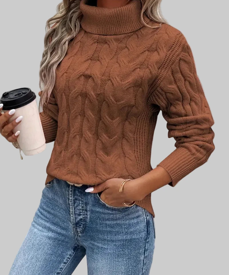 Arijana – Pletena polo majica za elegantnu toplinu