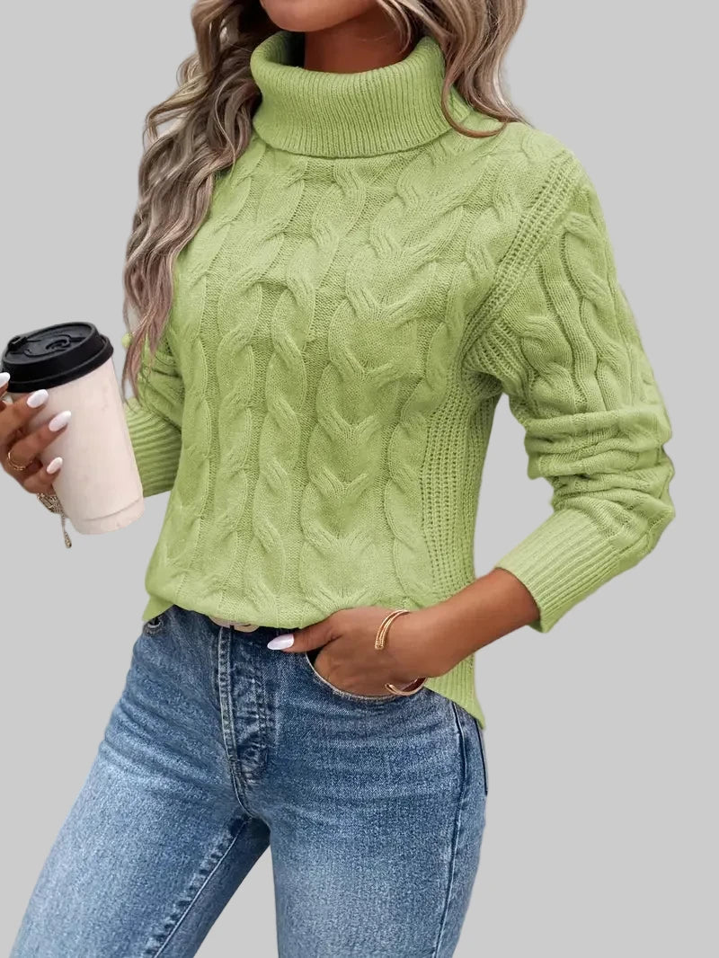Arijana – Pletena polo majica za elegantnu toplinu