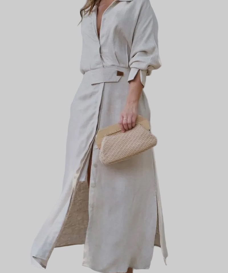 Anita – Maxi haljina od platna koja nosi duh hrvatskog ljeta