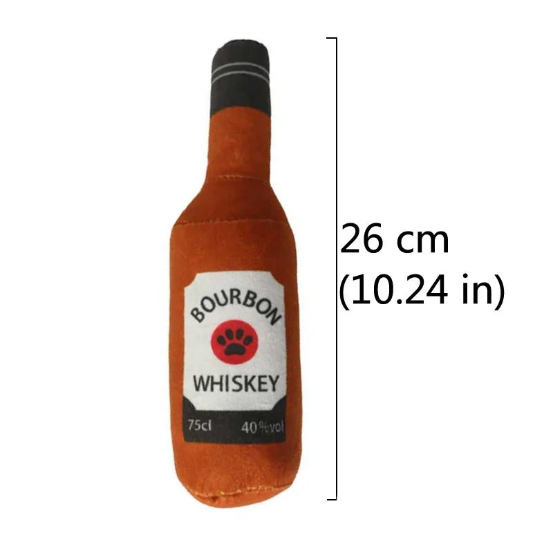 Igračka za pse u obliku boce šampanjca