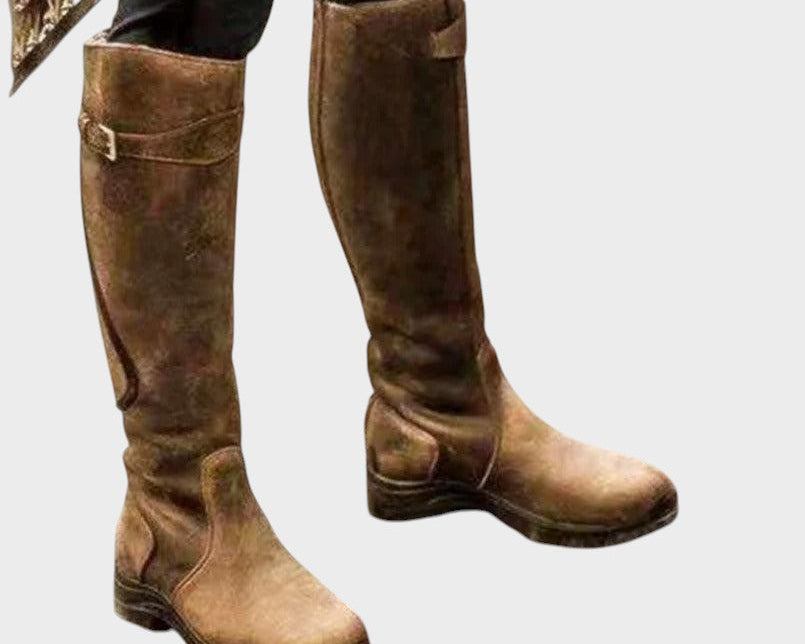 Anita - Anni Vodootporne Kožne Jahačke Čizme