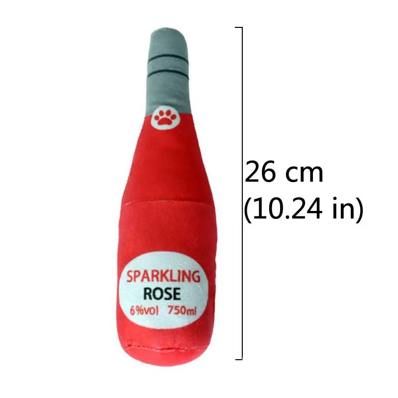 Igračka za pse u obliku boce šampanjca