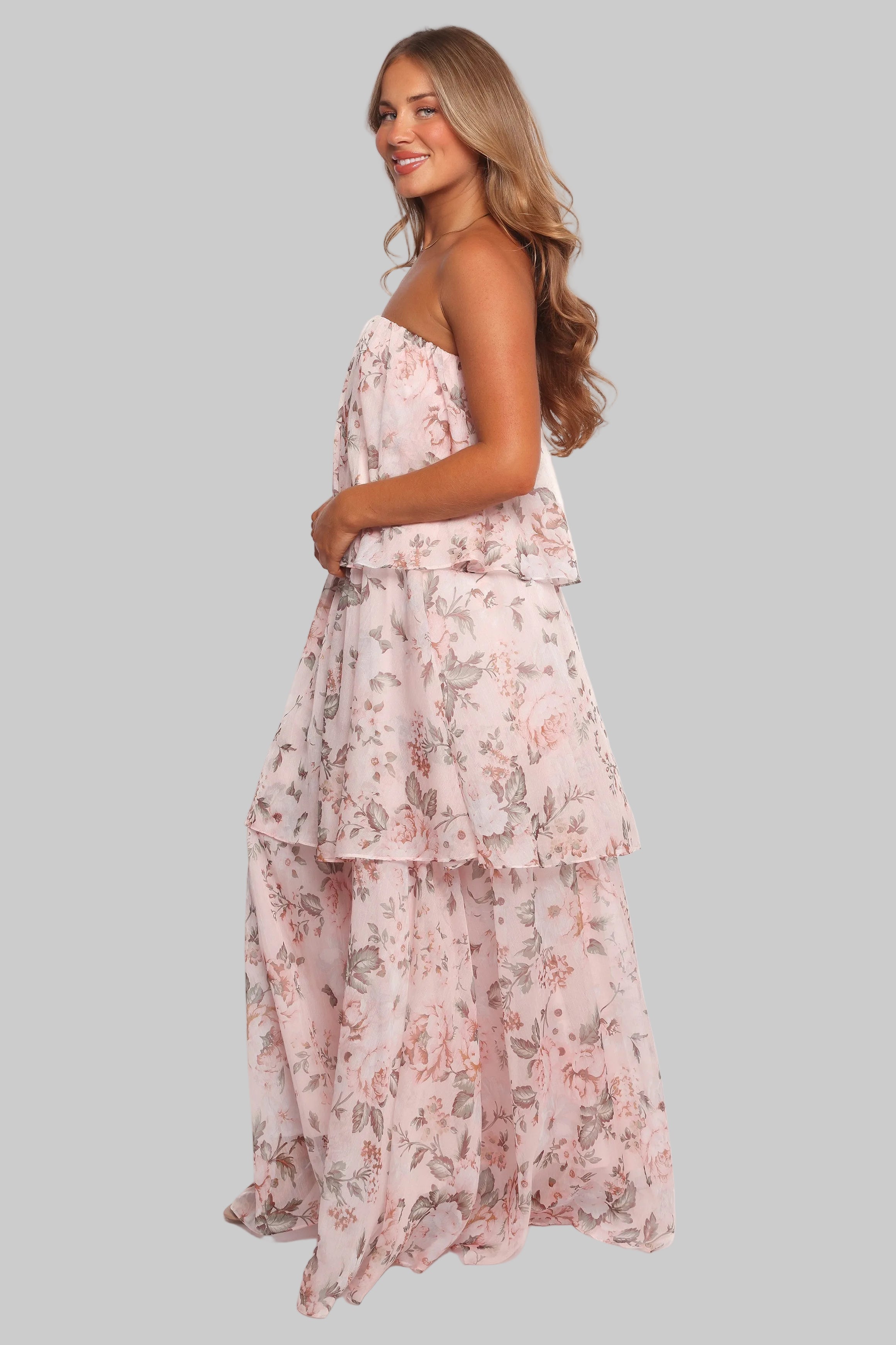 Žana - Bloom Halter Maxi Haljina Cvjetna