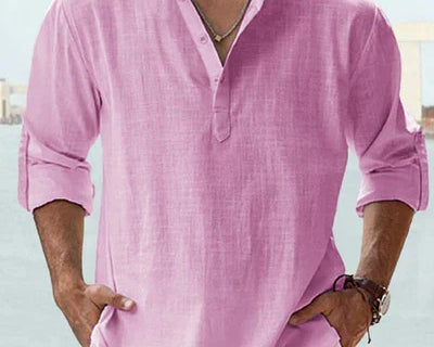 Blaž – Osvježite svoj ormar s lanenom košuljom – elegantnim favoritom za sve godišnje doba!