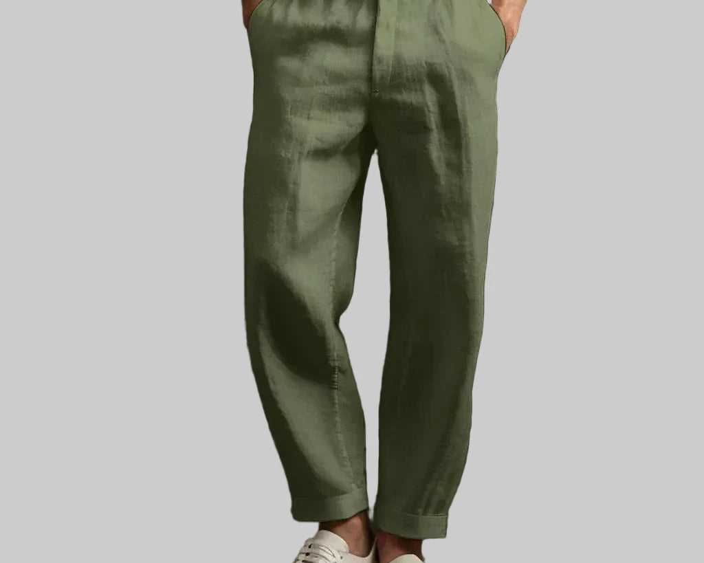 Dragutin – Neusporediva udobnost i stil s laneno-pamučnim hlačama