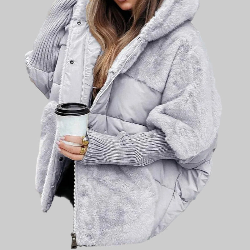 Dinka – preveliki patchwork puffer kaput za udobnu, modernu zimu