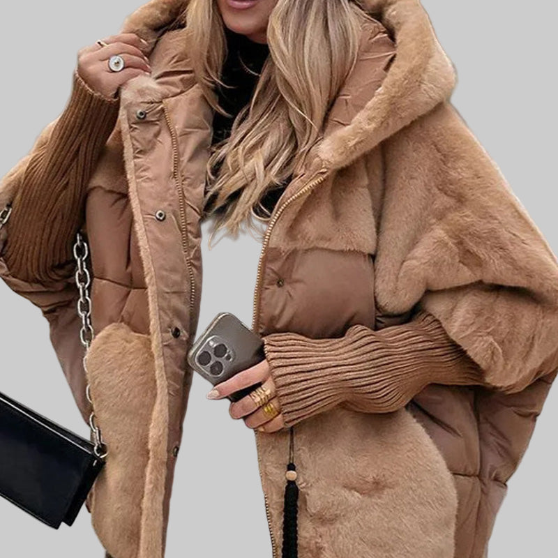 Dinka – preveliki patchwork puffer kaput za udobnu, modernu zimu