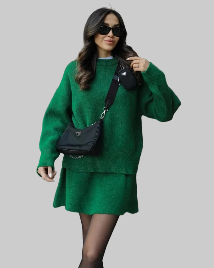 34 – Elegantni pleteni set za stylish udobnost u hladnim danima